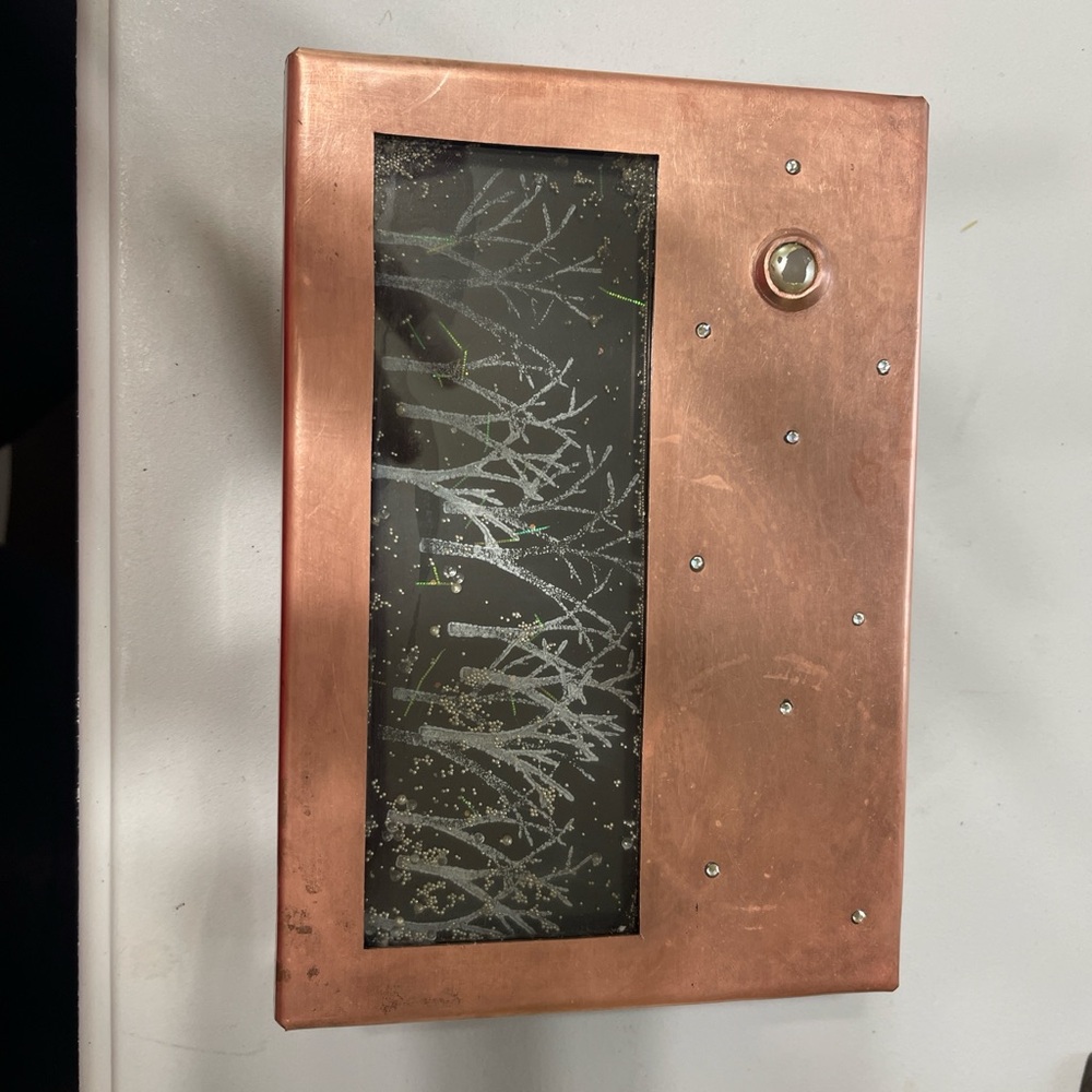 Copper and Black Decorative Box
